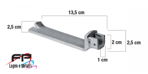 Supporto motore a murare - quadro 10 x10